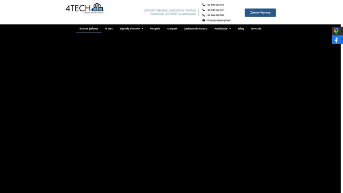 4TECH Sp. z o.o. Ogrody zimowe i pergole