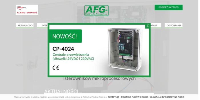 AFG. Elektronika przemysłowa. Maciej Garczarek
