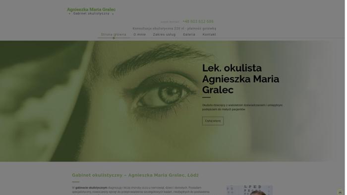 Agnieszka Maria Gralec Gabinet okulistyczny