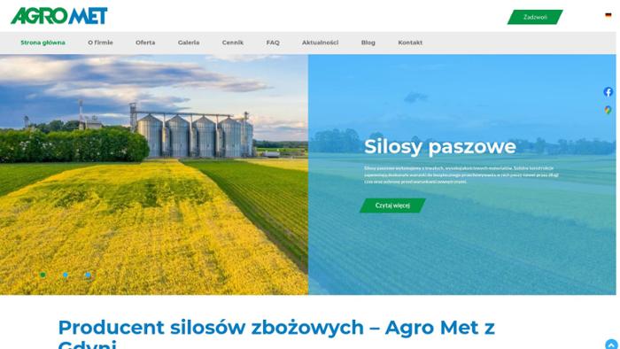 Agromet s.c. Produkcja i montaż silosów zbiorniki i pojemniki