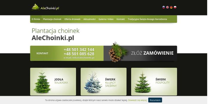 AleChoinki.pl Plantacja choinek