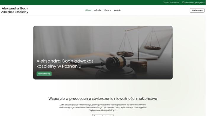Aleksandra Goch Adwokat kościelny