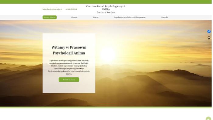 Anima Centrum Bada艅 Psychologicznych Barbara Kordas