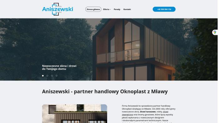 Aniszewski Firma Okna Mława. Partner handlowy Oknoplast