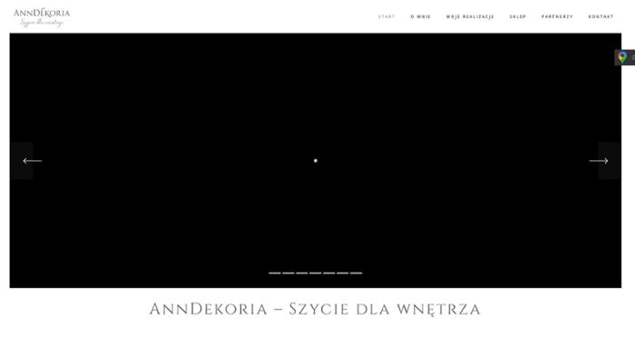 AnnDekoria Szycie dla wnętrza