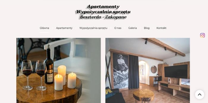 Apartamenty i wypożyczalnia sprzętu sportowego - Piotr Beszterda