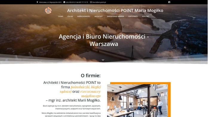 Architekt i Nieruchomości Point Maria Mogiłko