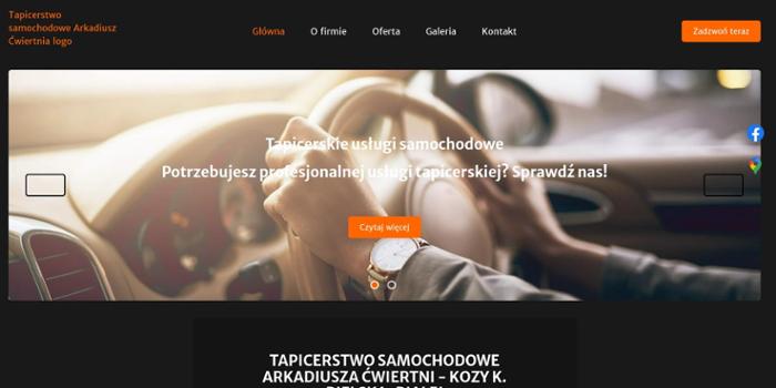 Arkadiusz Ćwiertnia Tapicerstwo samochodowe