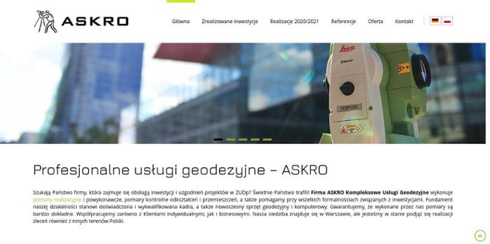 Askro Kompleksowe usługi geodezyjne Sebastian Skrobisz