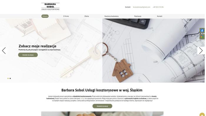 Barbara Sobol Usługi kosztorysowe