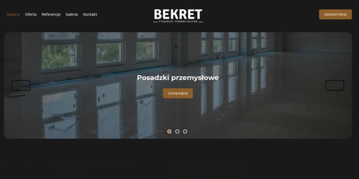 Bekret Posadzki Przemysłowe Mateusz Lubiński