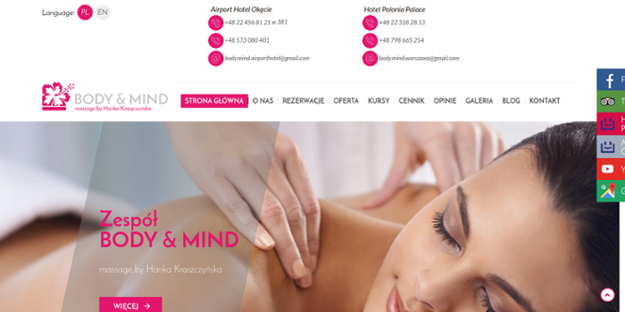 Body & Mind massage by Hanka Kraszczyńska