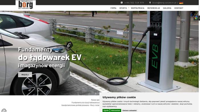 Borg Mury oporowe, prefabrykaty betonowe, garaże betonowe