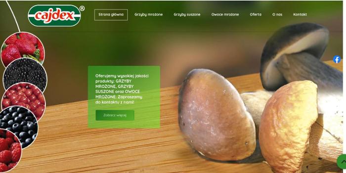 Cajdex Grzyby i Owoce Mrożone, Suszone