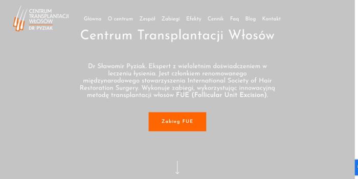 Centrum Transplantacji Włosów dr Pyziak