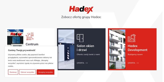 Centrum zaopatrzenia budowlanego Hadex Sp. z o.o.