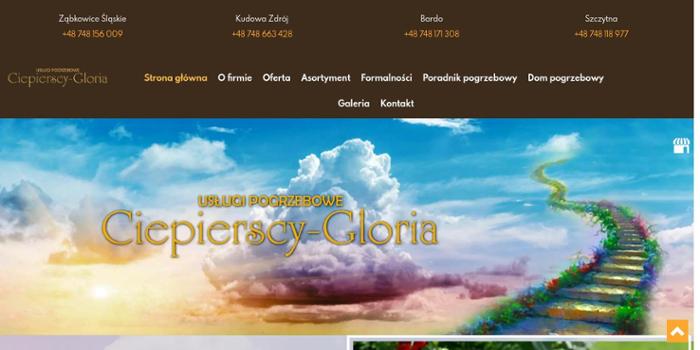 Ciepierscy-Gloria Całodobowe usługi pogrzebowe