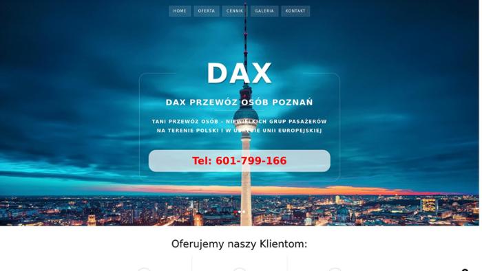 Dax Przewóz osób