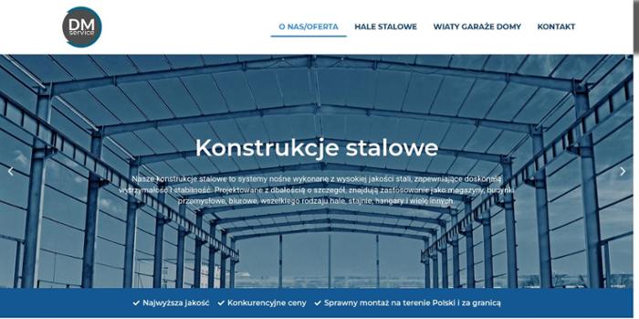 DM Service. Hale, pawilony, wiaty