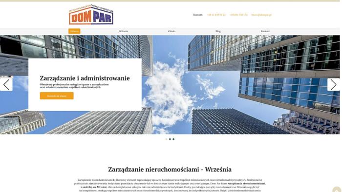Dom-Par Biuro zarządzania nieruchomościami Józef Filipiak