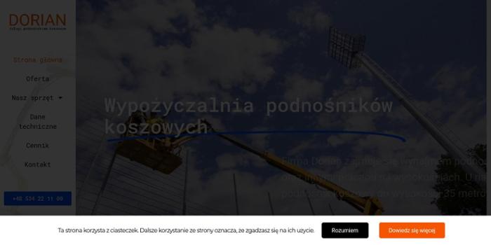 Dorian podnośniki koszowe