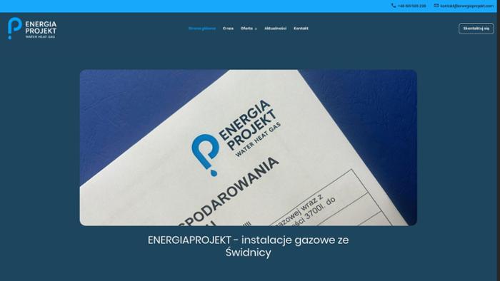 Energia Projekt In偶. Grzegorz Myszakowski