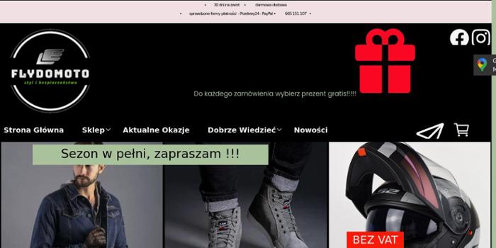 FlyDoMoto Sprzedaż Odzieży Rafał Mucha