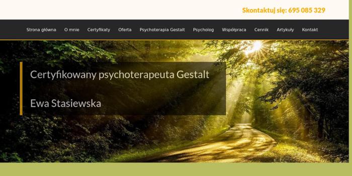 Gabinet psychoterapii mgr Ewa Stasiewska