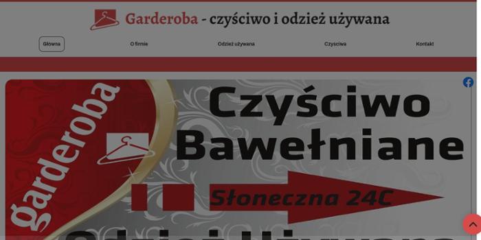 Garderoba Produkcja czyściwa i sprzedaż odzieży używanej Katarzyna Kąkolewska