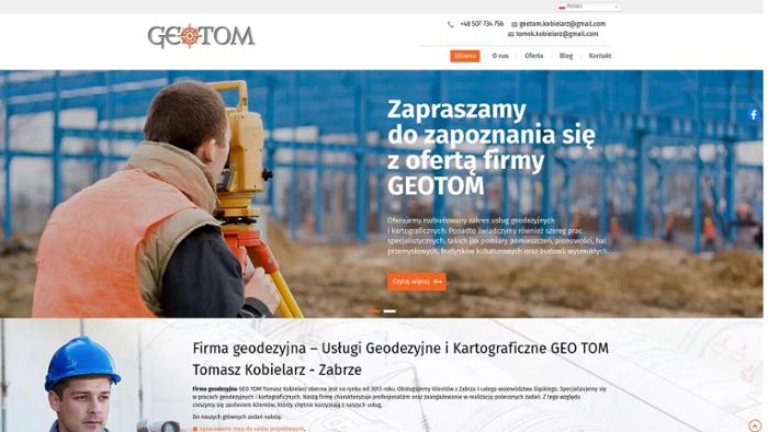 Geotom Usługi geodezyjne i kartograficzne Tomasz Kobielarz