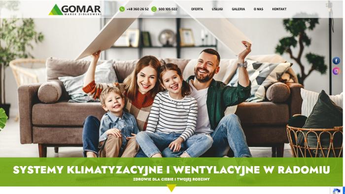 Gomar Marek Ziółkowski Rekuperacja Wentylacja Klimatyzacja i Pompy Ciepła