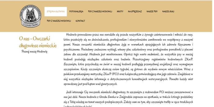 Hodowla Owczarków Niemieckich Długowłosych “Z Grodu Smoka”