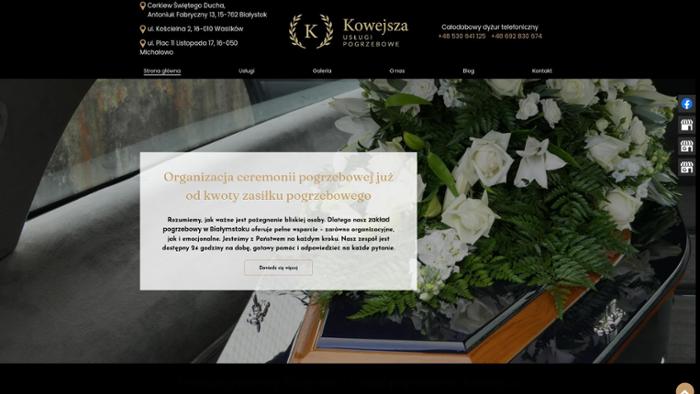 Hubert Kowejsza Usługi pogrzebowe