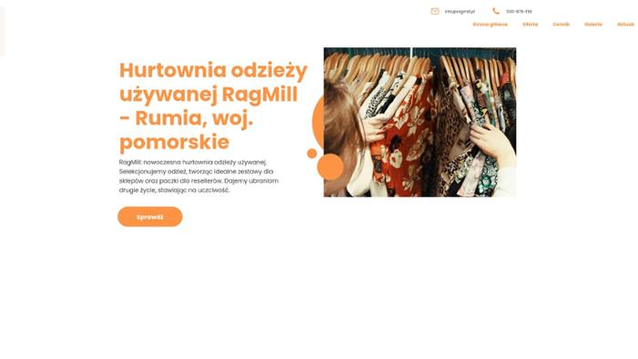Hurtownia odzieży używanej RagMill