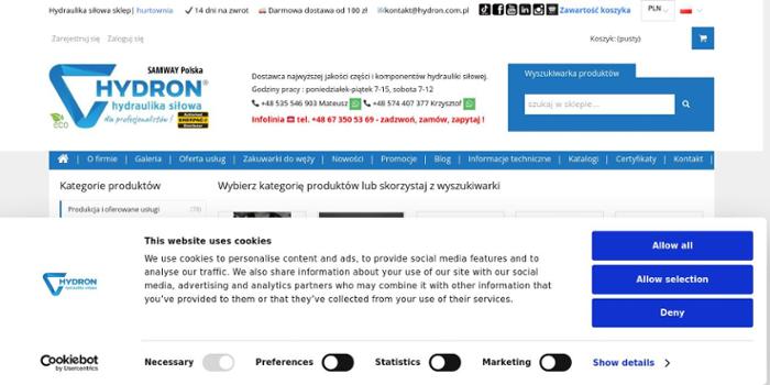 HYDRON hydraulika siłowa Mariusz Sząszor