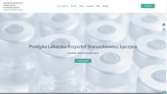 Indywidualna Specjalistyczna Praktyka Lekarska Krzysztof Staruszkiewicz Specjalista Pediatra Alergolog