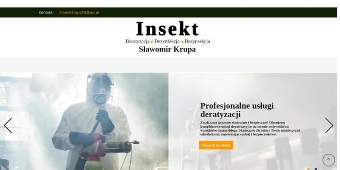 Insekt Deratyzacja Dezynfekcja Dezynsekcja Sławomir Krupa