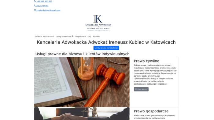 Ireneusz Kubiec Adwokat Kancelaria adwokacka
