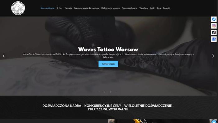Jan Świtakowski Waves Tattoo Warsaw