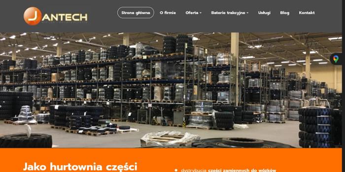 Jantech. PUH. Małgorzata Stoksik Wózki Widłowe Maszyny Budowlane