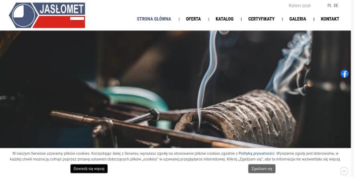 Jasłomet sp.j. PPH. Producent art. metalowych, części złącznych, wyrobów śrubowych