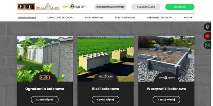 Kamat. Zakład Betoniarski. Masłocha B.