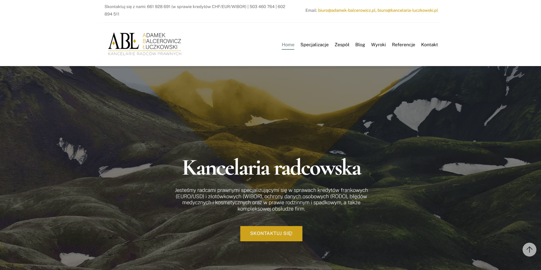 Kancelaria Radcowska Adamek & Balcerowicz Magdalena Adamek
