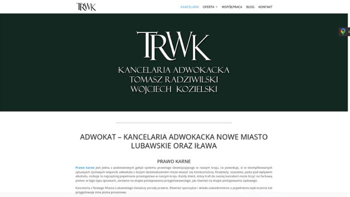 Kancelaria Adwokacka adw. Tomasz Radziwilski