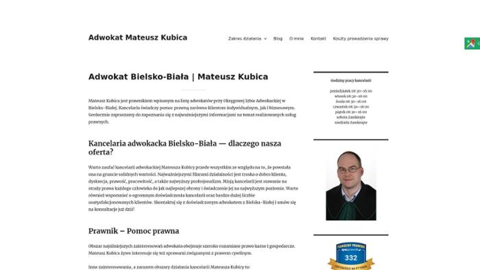 Kancelaria Adwokacka Adwokat Mateusz Kubica