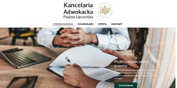 Kancelaria Adwokacka Adwokat Paulina Lipczy艅ska