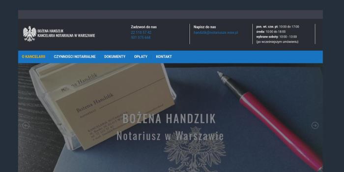 Kancelaria Notarialna Bożena Handzlik Notariusz