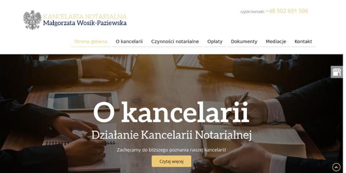Kancelaria Notarialna Notariusz Małgorzata Wosik-Paziewska