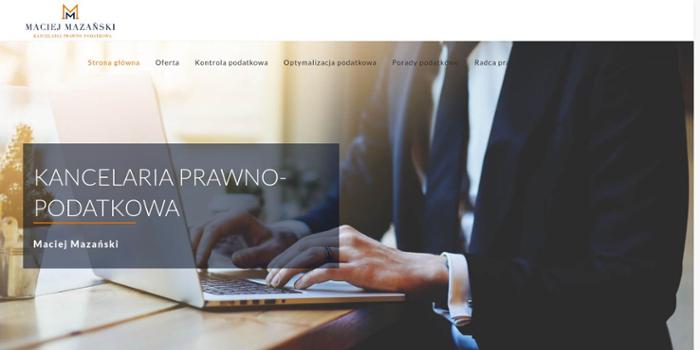 Kancelaria Prawno-Podatkowa Maciej Mazański Doradca Podatkowy i Radca Prawny