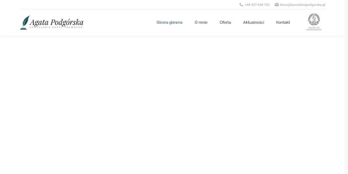 Kancelaria Radcy Prawnego Agata Podgórska